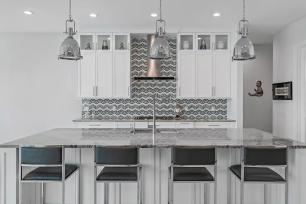 Custom kitchen cabinetry by Schrapper's